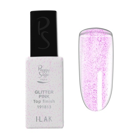 Top Finish Glitter Pink